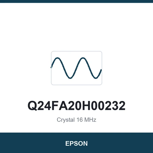 EPSON Q24FA20H00232 Crystal 16 MHz 2520