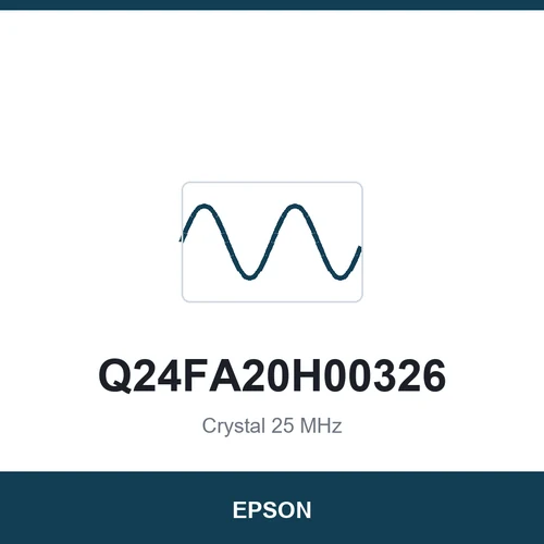 EPSON Q24FA20H00326 Crystal 25 MHz 2520