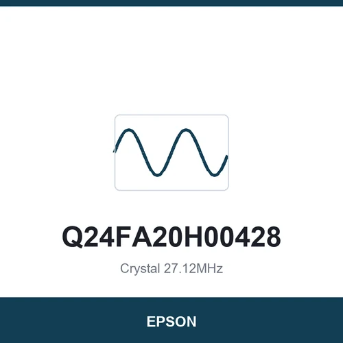 EPSON Q24FA20H00428 Crystal 27.12MHz 2520