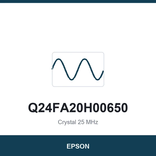 EPSON Q24FA20H00650 Crystal 25 MHz 2520