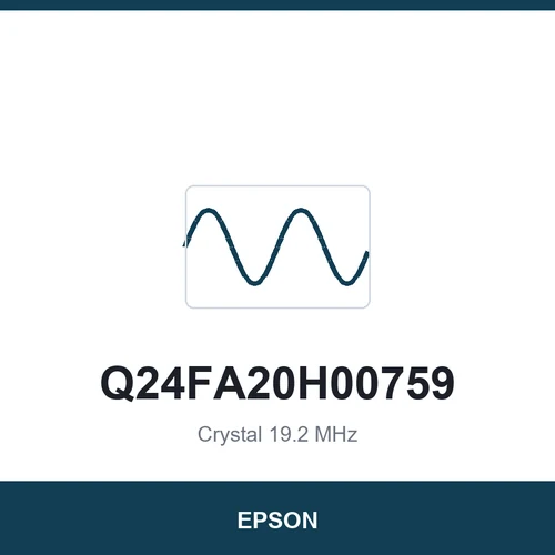 EPSON Q24FA20H00759 Crystal 19.2 MHz 2520