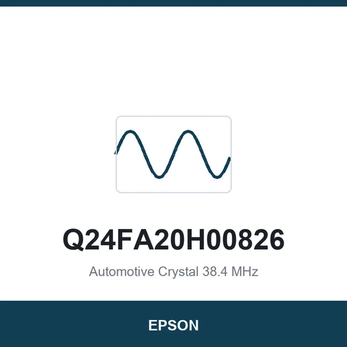 EPSON Q24FA20H00826 Automotive Crystal 38.4 MHz 2520