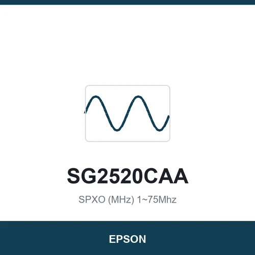 EPSON SG2520CAA SPXO (MHz) 1~75Mhz 2.5 x 2.0