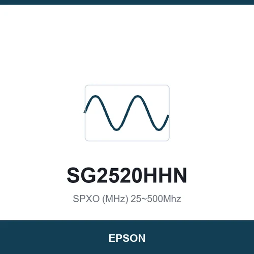 EPSON SG2520HHN SPXO (MHz) 25~500Mhz 2.5 x 2.0