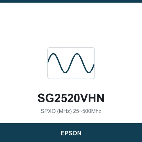 EPSON SG2520VHN SPXO (MHz) 25~500Mhz 2.5 x 2.0