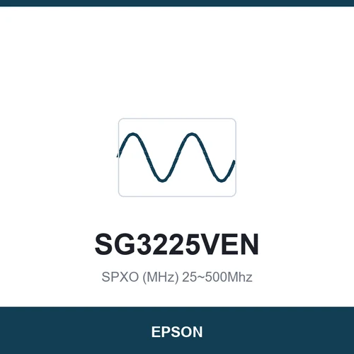 EPSON SG3225VEN SPXO (MHz) 25~500Mhz 3.2 x 2.5