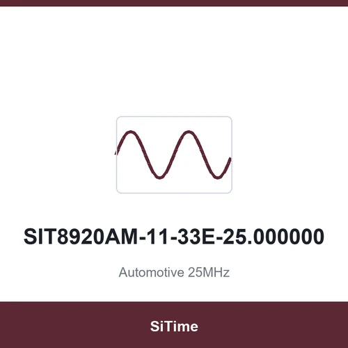 SiTime SIT8920AM-11-33E-25.000000 Automotive 25MHz SMD2520-4P