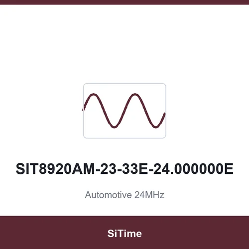 SiTime SIT8920AM-23-33E-24.000000E Automotive 24MHz SMD-4P