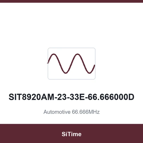 SiTime SIT8920AM-23-33E-66.666000D Automotive 66.666MHz SMD-4P