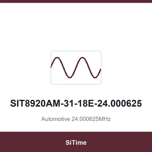 SiTime SIT8920AM-31-18E-24.000625 Automotive 24.000625MHz SMD5032-4P