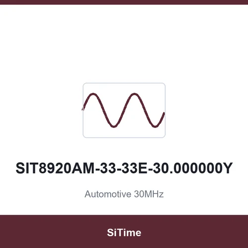 SiTime SIT8920AM-33-33E-30.000000Y Automotive 30MHz SMD-4P