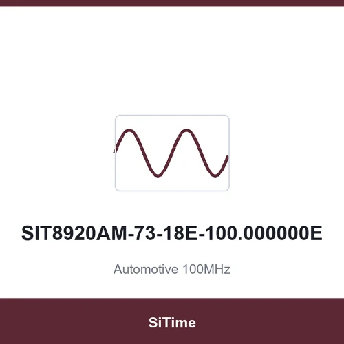 SiTime SIT8920AM-73-18E-100.000000E Automotive 100MHz SMD-4P