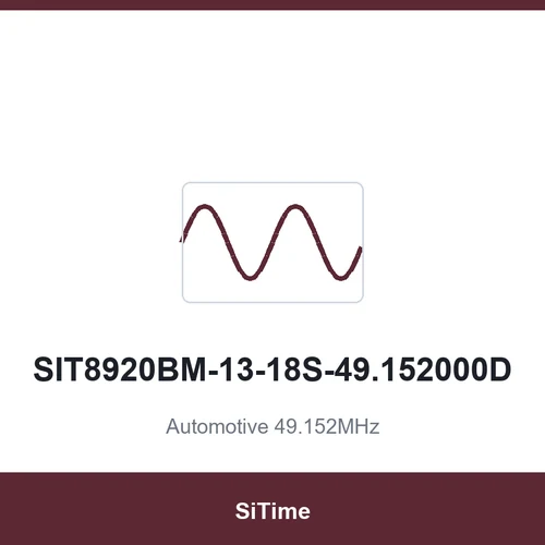SiTime SIT8920BM-13-18S-49.152000D Automotive 49.152MHz SMD2520-4P