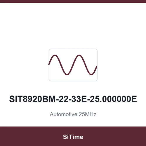 SiTime SIT8920BM-22-33E-25.000000E Automotive 25MHz SMD3225-4P