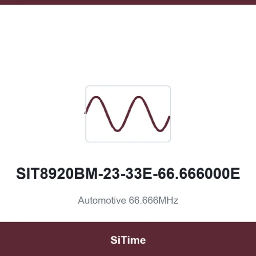 SiTime SIT8920BM-23-33E-66.666000E Automotive 66.666MHz SMD3225-4P