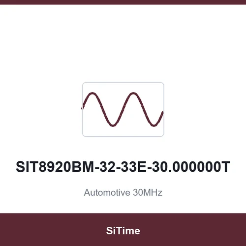 SiTime SIT8920BM-32-33E-30.000000T Automotive 30MHz SMD5032-4P