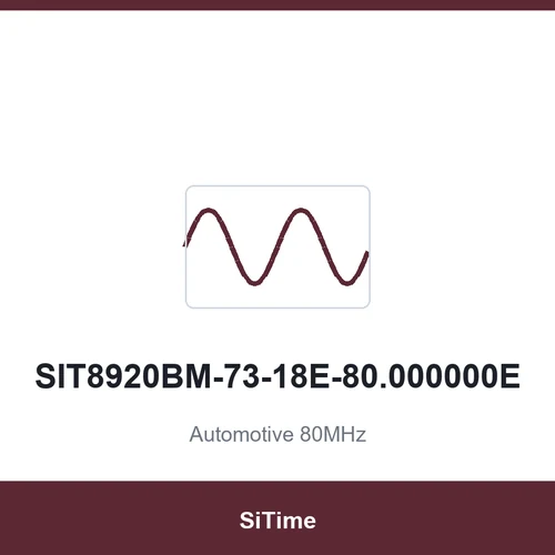 SiTime SIT8920BM-73-18E-80.000000E Automotive 80MHz SMD2016-4P