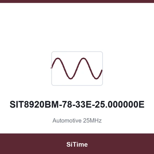 SiTime SIT8920BM-78-33E-25.000000E Automotive 25MHz SMD2016-4P