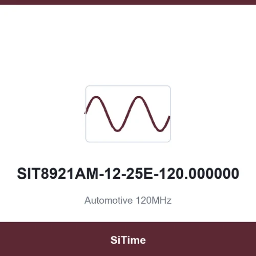 SiTime SIT8921AM-12-25E-120.000000 Automotive 120MHz SMD2520-4P