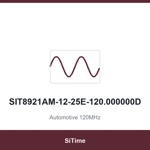SiTime SIT8921AM-12-25E-120.000000D Automotive 120MHz SMD2520-4P