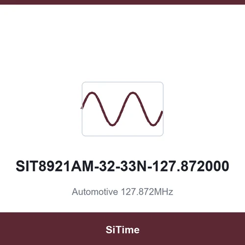 SiTime SIT8921AM-32-33N-127.872000 Automotive 127.872MHz SMD5032-4P