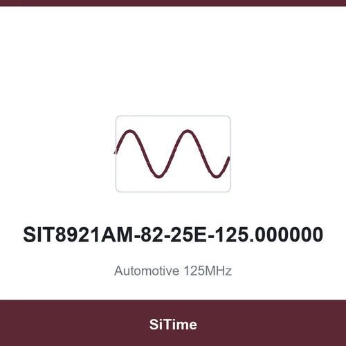 SiTime SIT8921AM-82-25E-125.000000 Automotive 125MHz SMD7050-4P