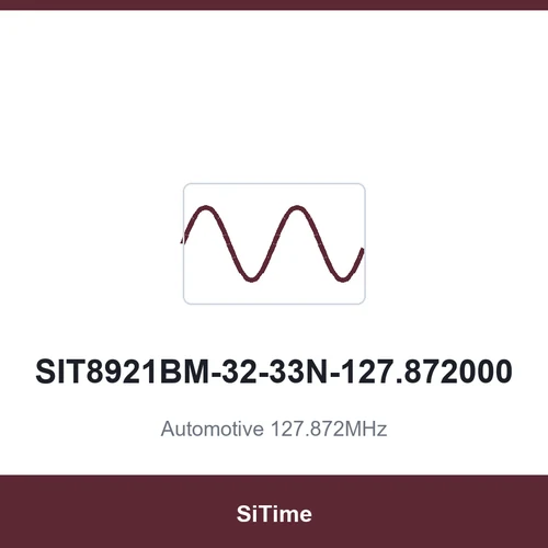 SiTime SIT8921BM-32-33N-127.872000 Automotive 127.872MHz SMD5032-4P