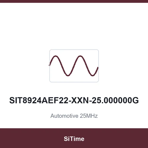 SiTime SIT8924AEF22-XXN-25.000000G Automotive 25MHz SMD3225-4P