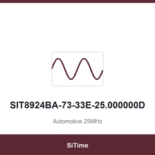 SiTime SIT8924BA-73-33E-25.000000D Automotive 25MHz SMD2016-4P