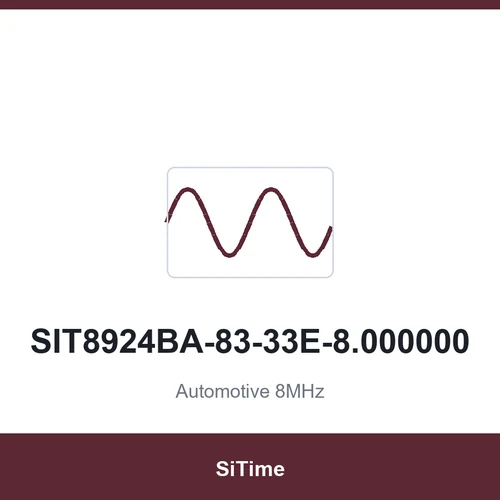 SiTime SIT8924BA-83-33E-8.000000 Automotive 8MHz SMD7050-4P