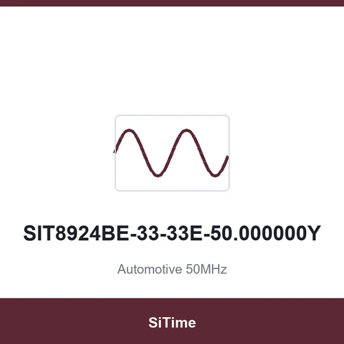 SiTime SIT8924BE-33-33E-50.000000Y Automotive 50MHz SMD5032-4P