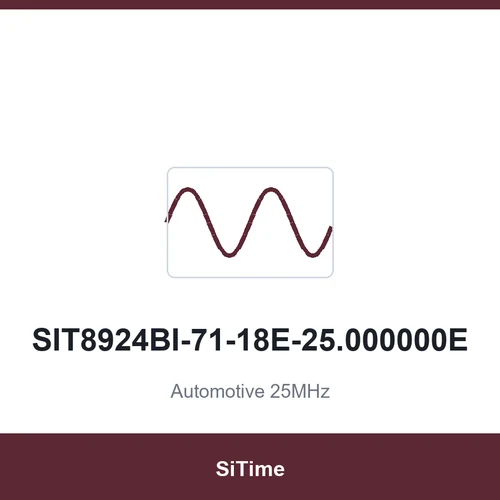 SiTime SIT8924BI-71-18E-25.000000E Automotive 25MHz SMD2016-4P