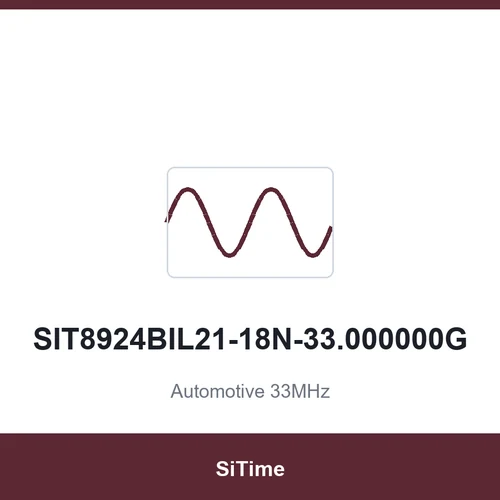 SiTime SIT8924BIL21-18N-33.000000G Automotive 33MHz SMD3225-4P