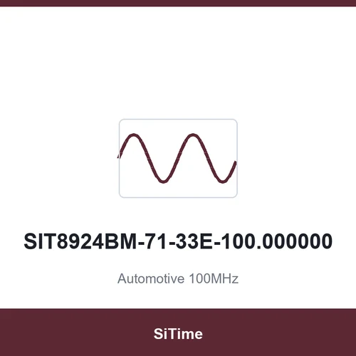 SiTime SIT8924BM-71-33E-100.000000 Automotive 100MHz SMD2016-4P