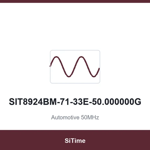 SiTime SIT8924BM-71-33E-50.000000G Automotive 50MHz SMD2016-4P