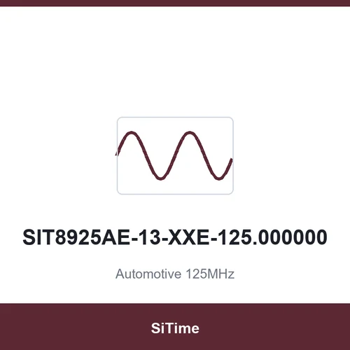 SiTime SIT8925AE-13-XXE-125.000000 Automotive 125MHz SMD2520-4P