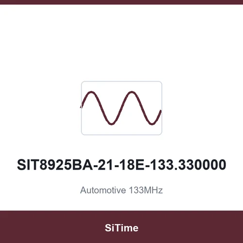 SiTime SIT8925BA-21-18E-133.330000 Automotive 133MHz SMD3225-4P