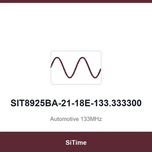 SiTime SIT8925BA-21-18E-133.333300 Automotive 133MHz SMD3225-4P
