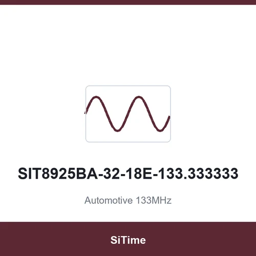 SiTime SIT8925BA-32-18E-133.333333 Automotive 133MHz SMD5032-4P