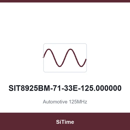SiTime SIT8925BM-71-33E-125.000000 Automotive 125MHz SMD2016-4P