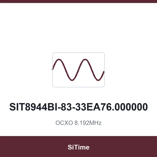 SiTime SIT8944BI-83-33EA76.000000 OCXO 8.192MHz SMD2016-4P