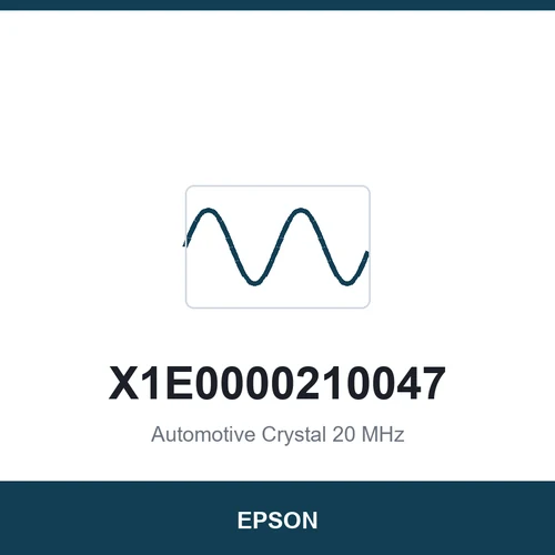 EPSON X1E0000210047 Automotive Crystal 20 MHz 3225
