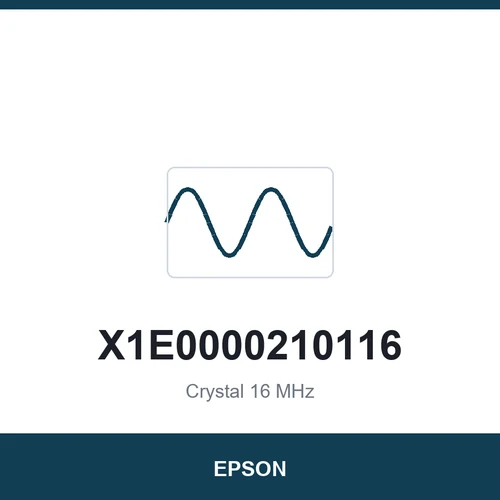 EPSON X1E0000210116 Crystal 16 MHz 3225