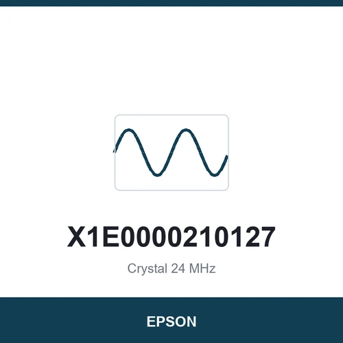 EPSON X1E0000210127 Crystal 24 MHz 3225