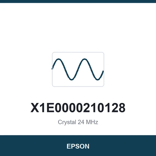 EPSON X1E0000210128 Crystal 24 MHz 3225