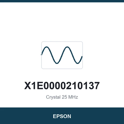 EPSON X1E0000210137 Crystal 25 MHz 3225
