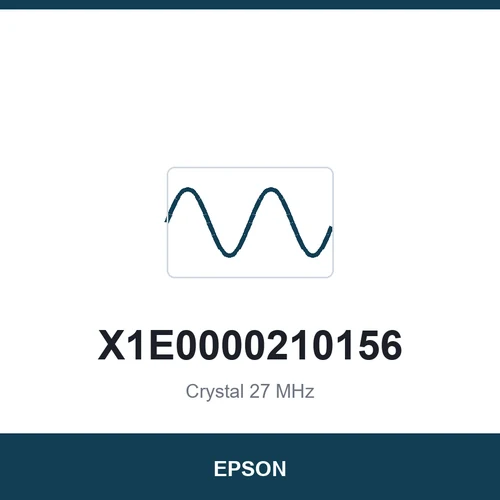 EPSON X1E0000210156 Crystal 27 MHz 3225