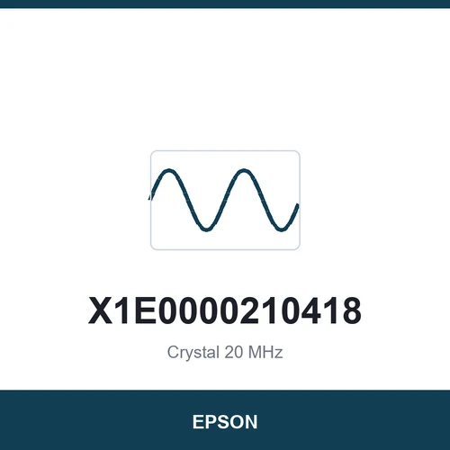 EPSON X1E0000210418 Crystal 20 MHz 3225