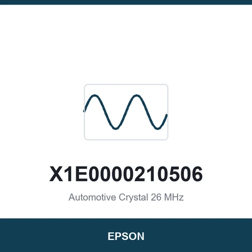 EPSON X1E0000210506 Automotive Crystal 26 MHz 3225