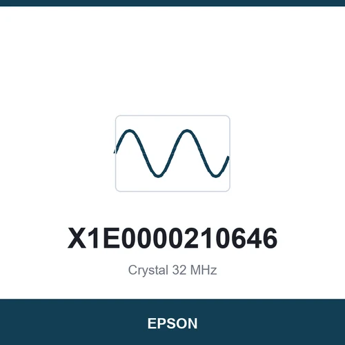 EPSON X1E0000210646 Crystal 32 MHz 3225